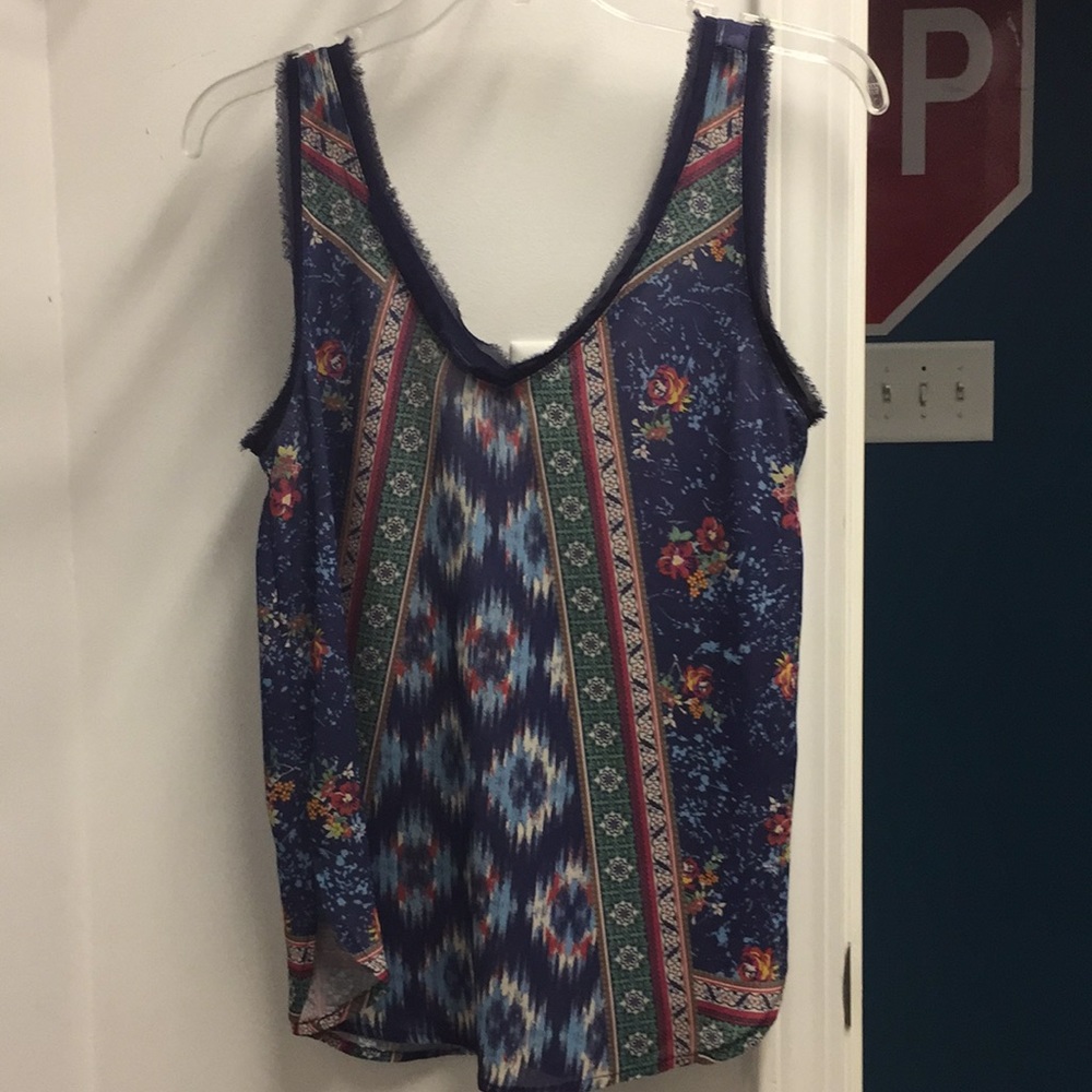 Sheer tank top
